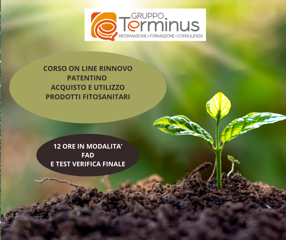 Corso Rinnovo patentino per acquisto e utilizzo di prodotti fitosanitari Ed.14/2026