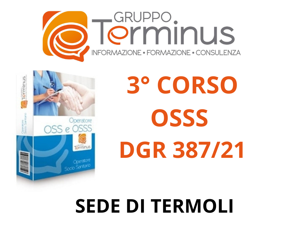 3° CORSO OSSS DGR 387/21 - Sede di Termoli - Lezioni Sincrone